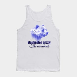 Minimalist Grizzly - Renaissance in Washington Tank Top